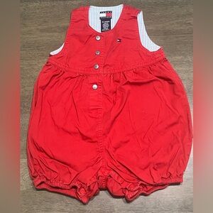Tommy Hilfiger Childs Jumpsuit 18-24M Red